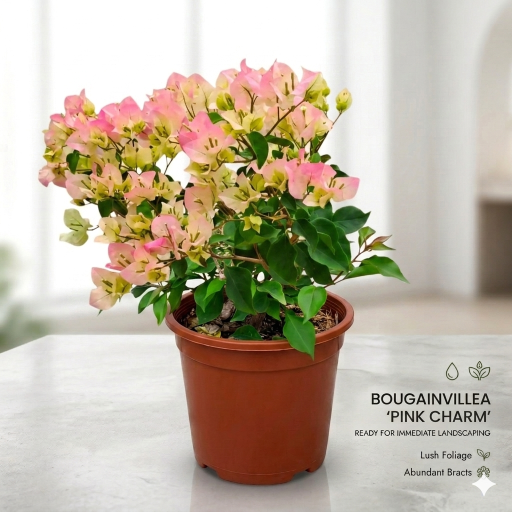 Bougainvillea Pink & White