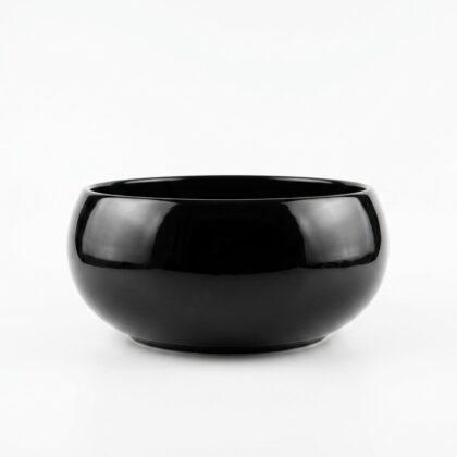 black fibre pot