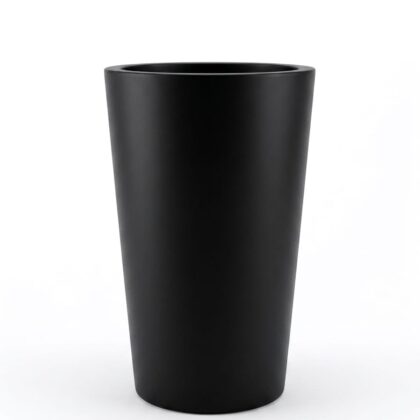 black fibre pot