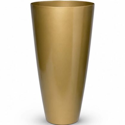 Golden fibre pot