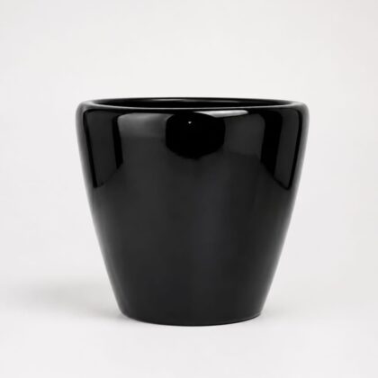 black fibre pot
