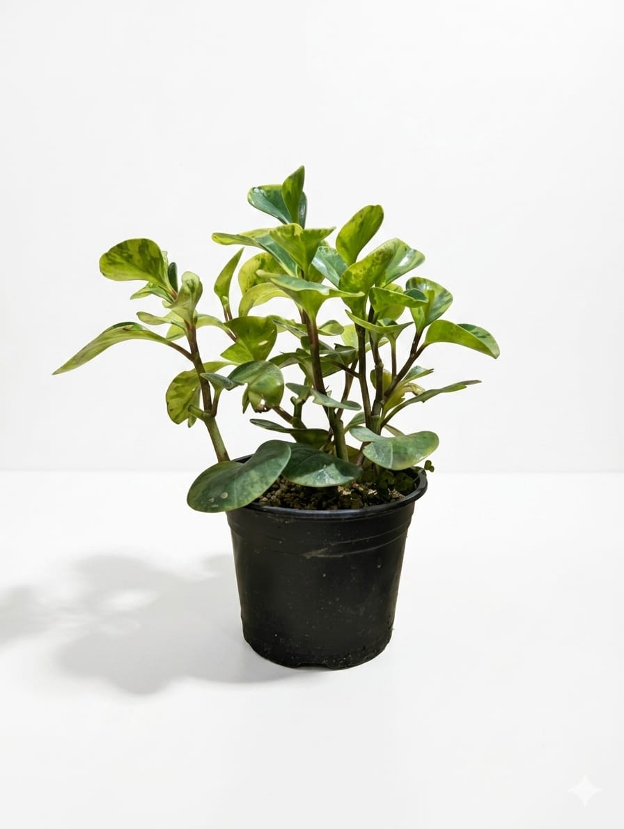 Variegated Baby Rubber Plant
