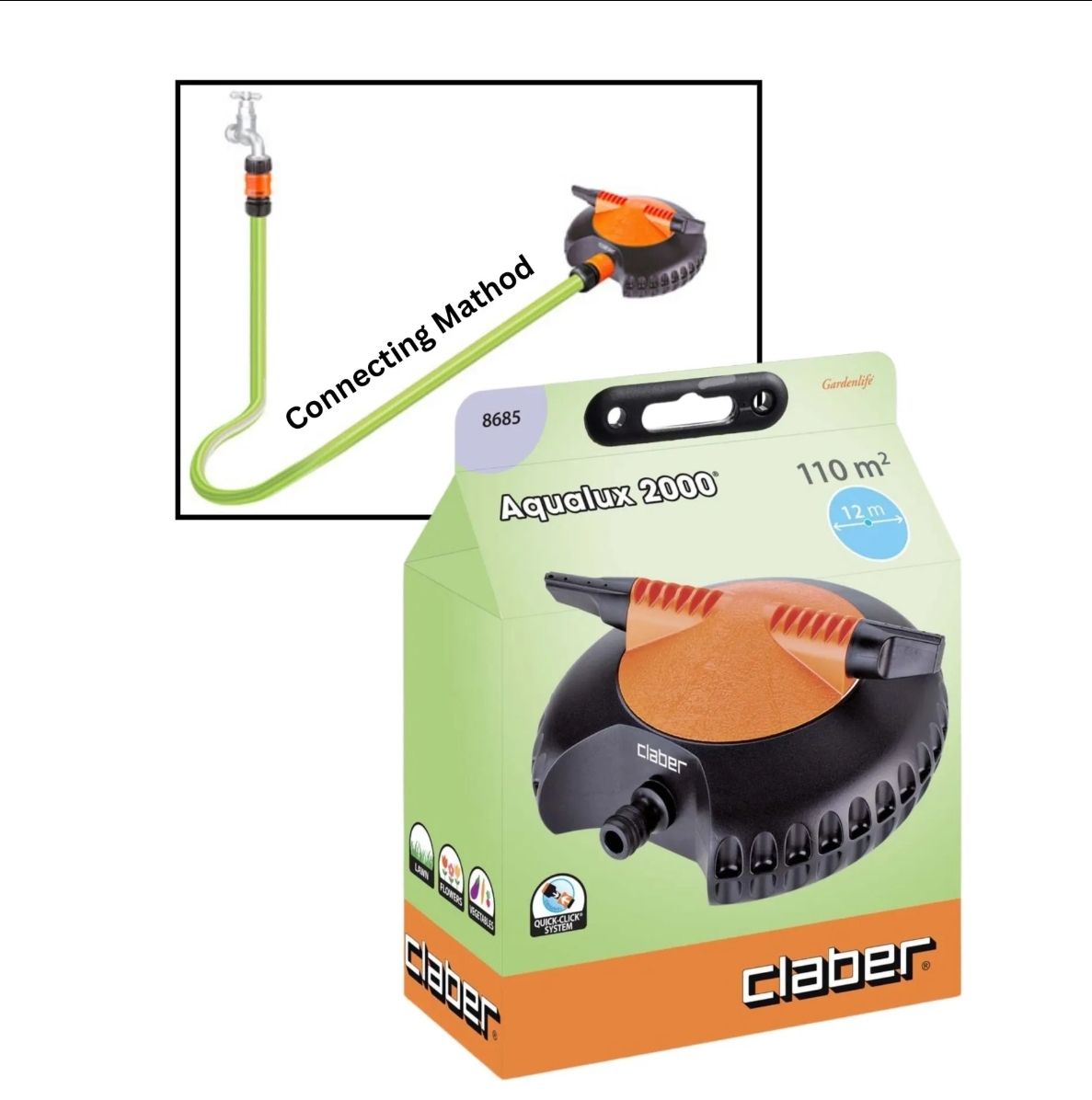 Aqualux 2000 Rotating Sprinkler 8685