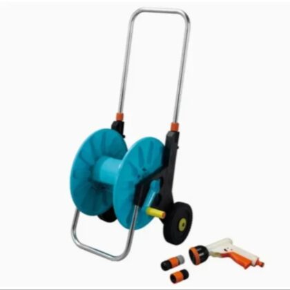 Hose Reel Stand with Fittings